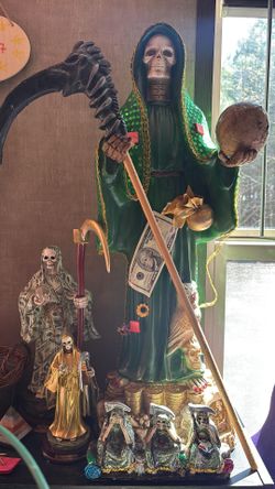 Santa Muerte verde