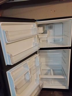 Black refrigerator