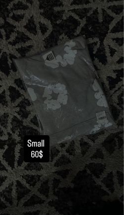 Grey Demin tear hoodie