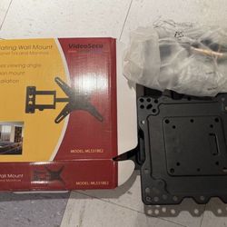 VideoSecu ML531BE2 TV Wall Mount kit with Magnetic Stud Finder and HDMI cable  For Most 26-55 Flat Screen Monitor and LED TV up to 60 inch VESA 400x40