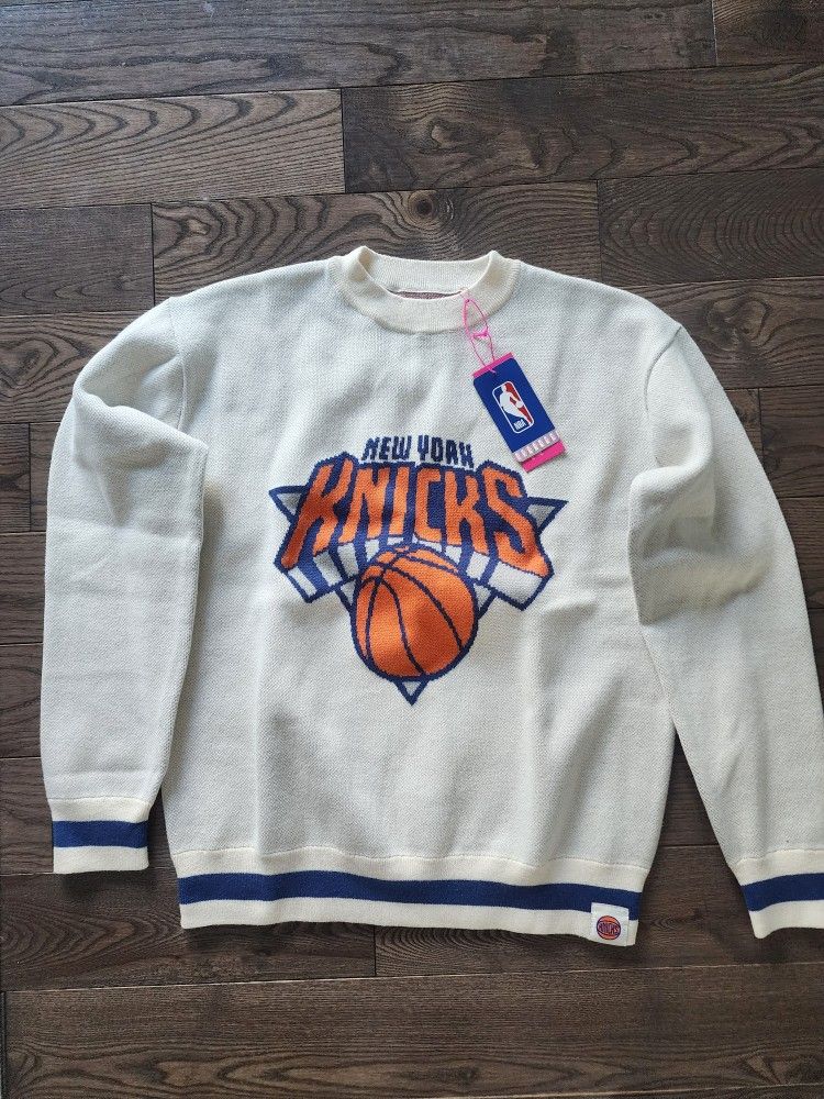Terez Knicks Knit Crewneck Sweatshirt