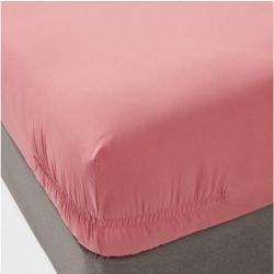 4pk Solid Microfiber Fitted Sheet - Room Essentials™

