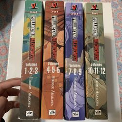 FullMetal Alchemist 4 Books Volumes 1-12 