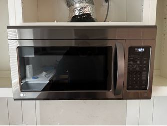 LG Microwave and Stove Hood