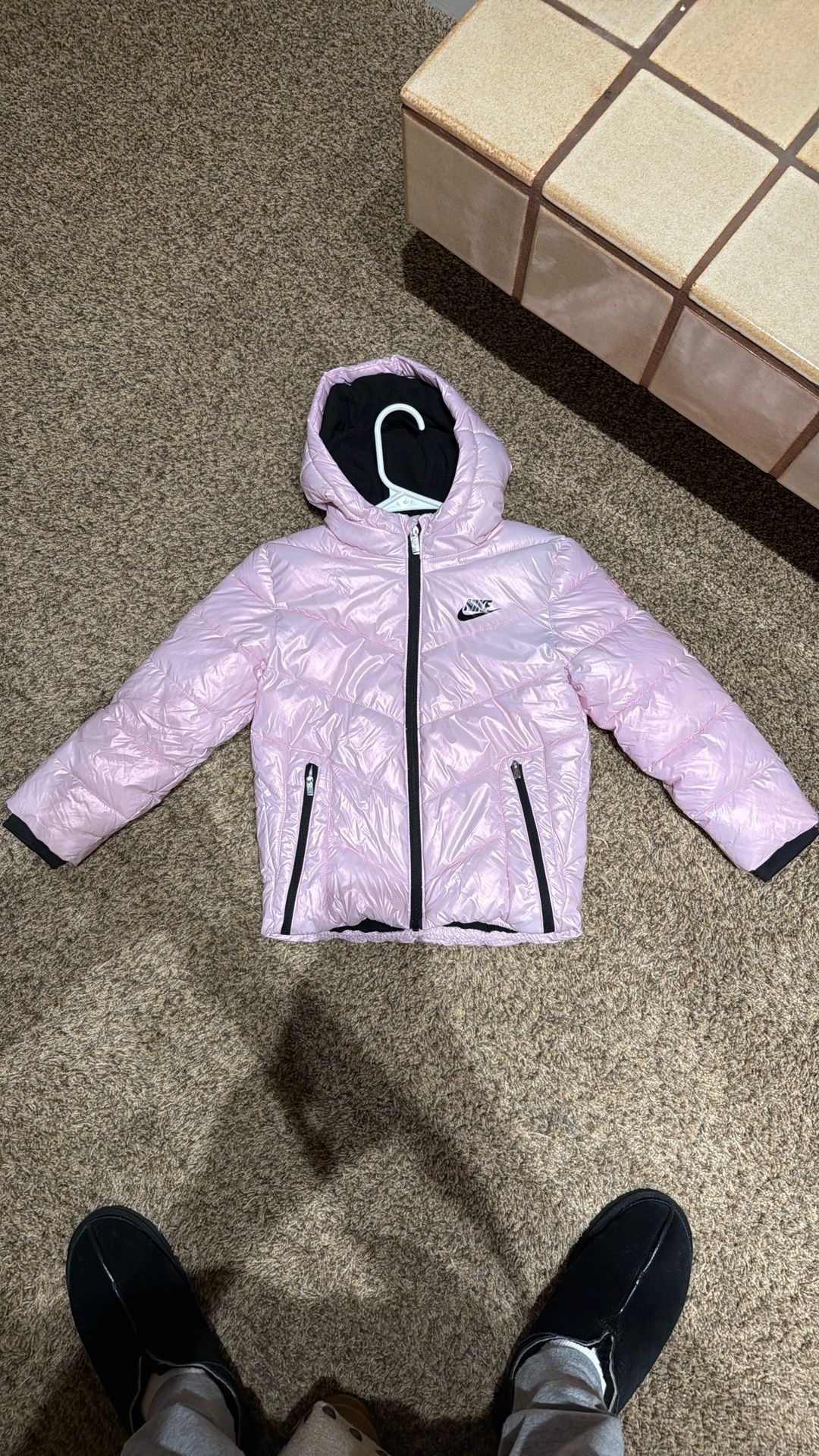 Girls Nike Puffy Jacket Size 6x L