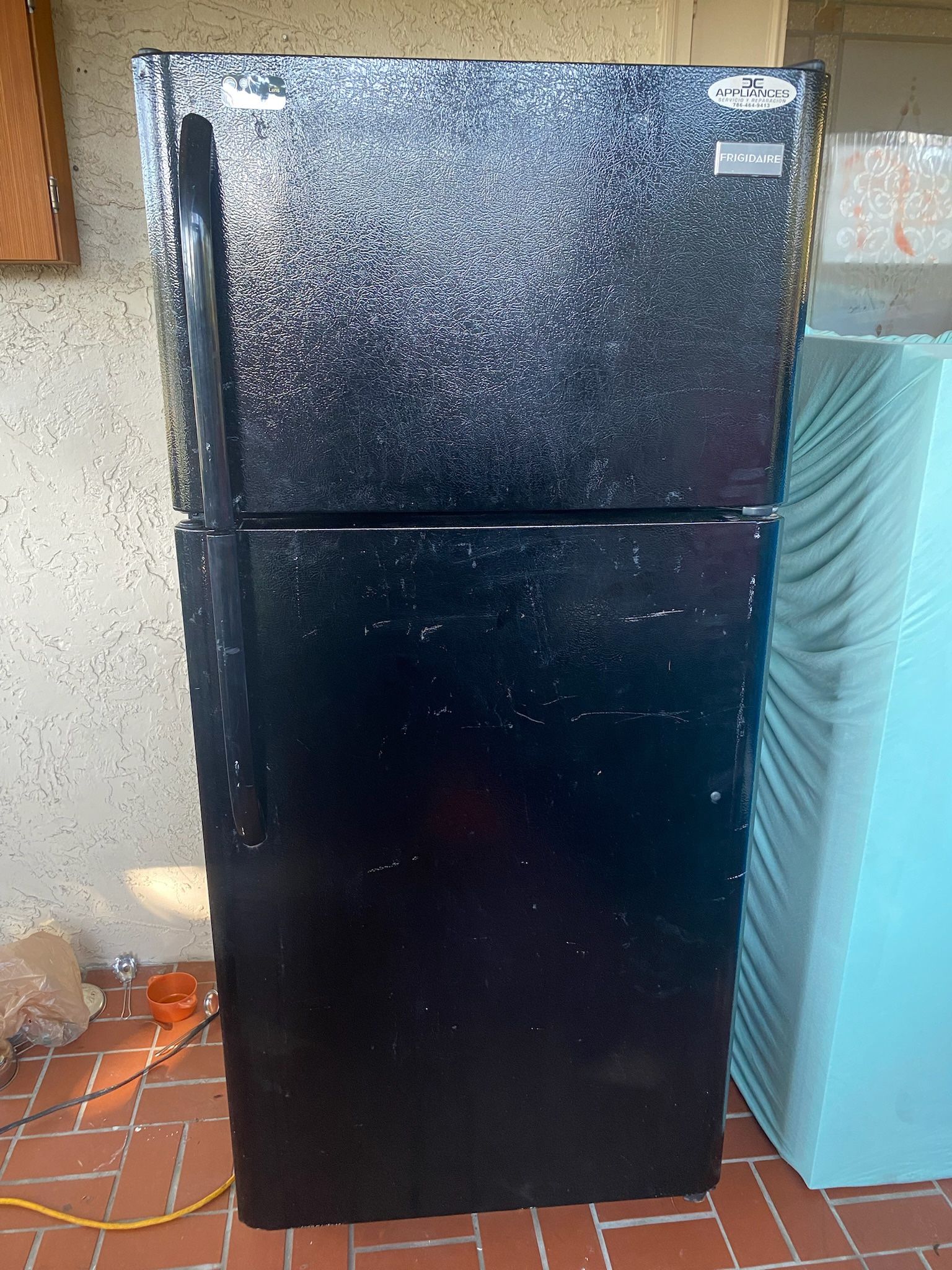 Frigidaire Black Refrigerator & Freezer 65.5” tall - Local Delivery for a Fee - See My Items