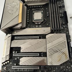 Meg z590 ace gold edition with i9 11900k and 3 tb m.2 storage installed