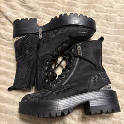 GUESS Combat Lace-Up Boots