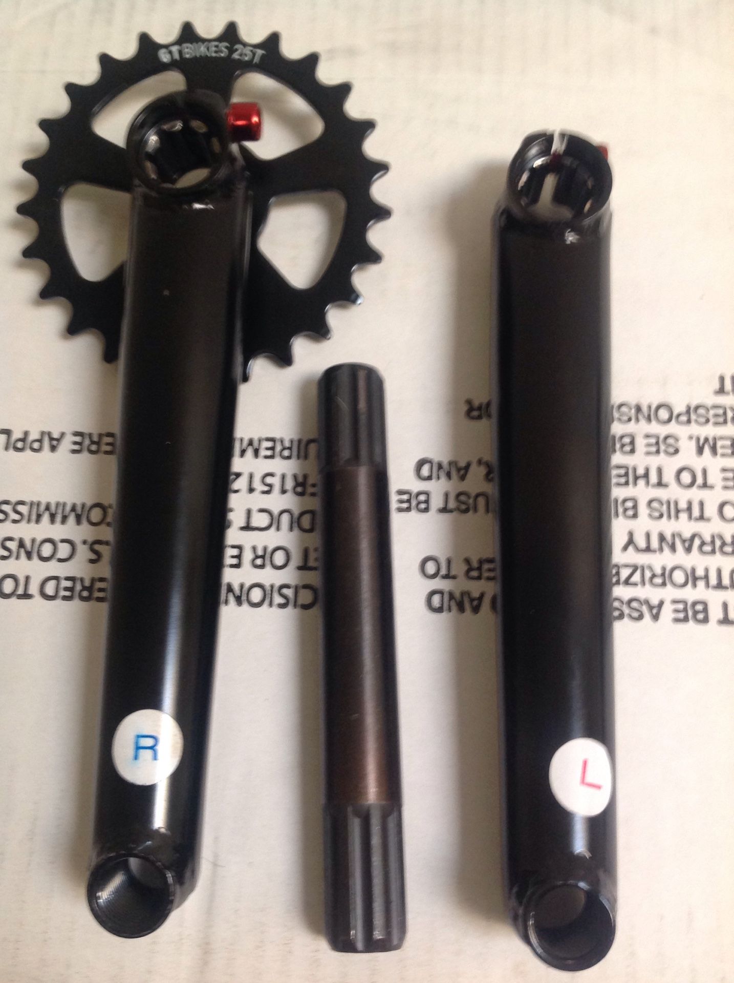 Gt Cranks Power Series 170mm 19mm