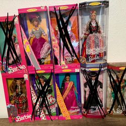 Vintage Barbie Dolls of the World - Price is for each