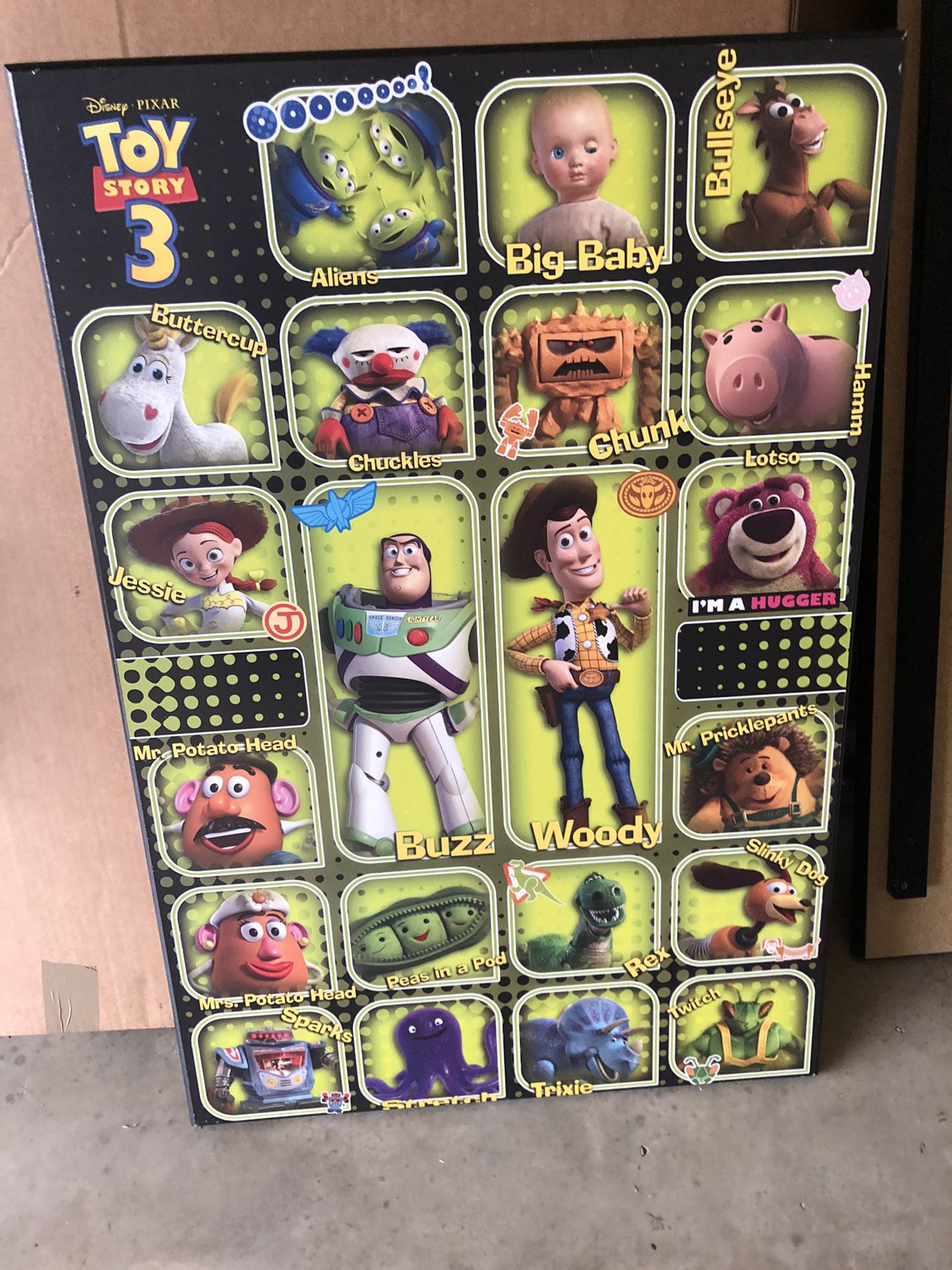Toy story wall paintings