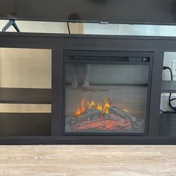 TV stand w/electric Fire Place
