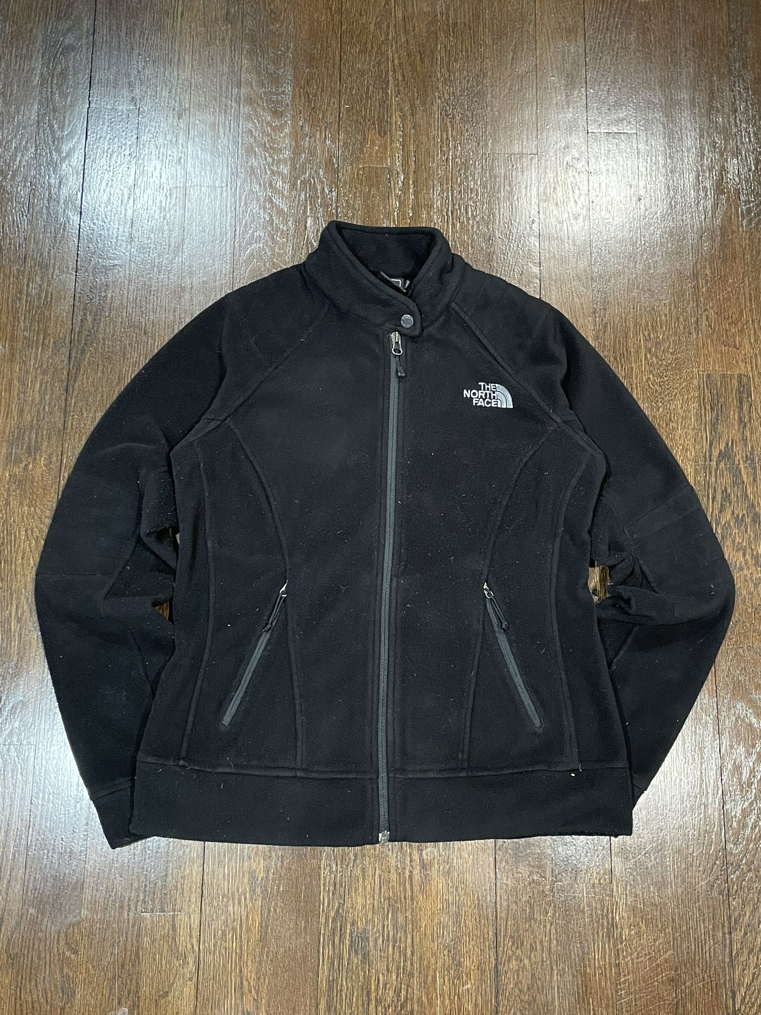 Black The North Face fleece jacket