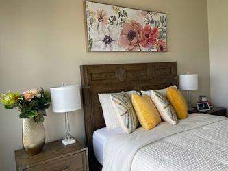 Floral Print Wall Art for Girls Room