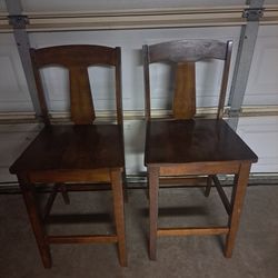 I Have 2 Bar Stools, Solid Wood