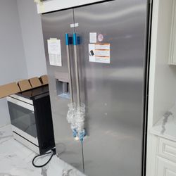 ✨ BRAND NEW 48” KITCHENAID BUILD IN SIDE BY SIDE FRIDGE WOODEN INTERIOR ✨ DELIVERY ✨ WARRANTY✨ 