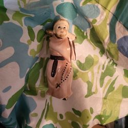 Vintage Monk Plays Baseball Figurine 