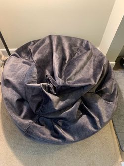 Large Gray Bean Bag Chair（Moving Sale）