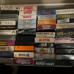 VHS Movie Lot 96 Total Comedy Horror Romance 
