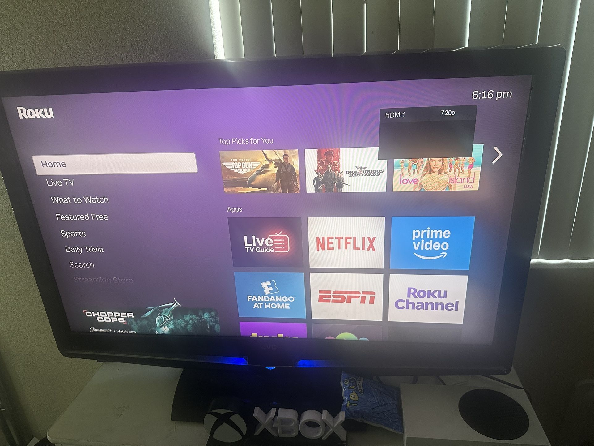 JVC TV 46 Inch. 