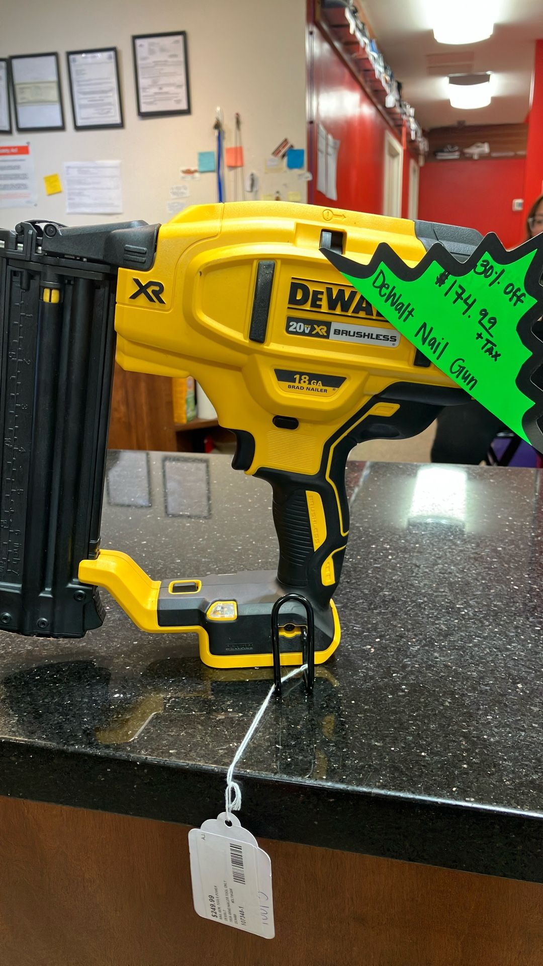 Dewalt Nail Gun #107348-1 MJ