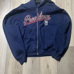 Providence Cropped Boxy Fit Zip Up