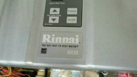 Brand new rinnai ruc80 tankless water heaters