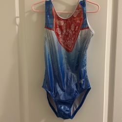 Girls Alpha Factor Gymnastics Leotard