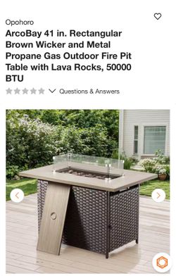 Fire Pit Table