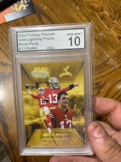 Brock Purdy Promo card not licensed!