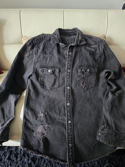 Zara jean jacket size Medium