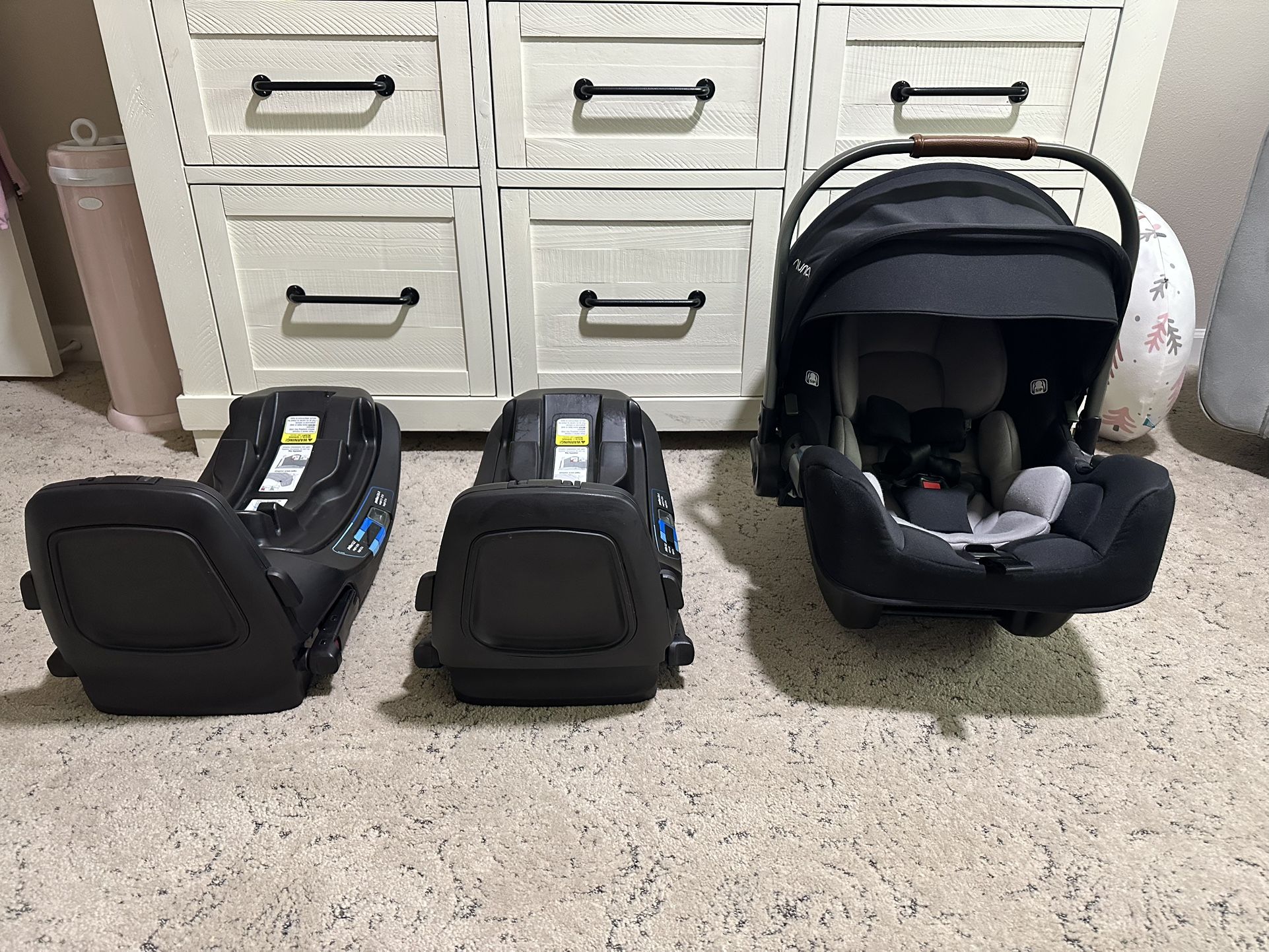 Nuna PIPA RX Infant Car Seat + 2 Bases – Perfect for Growing Families
