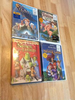 Disney/Shrek DVDs