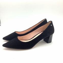 Kate Spade Moulin Pumps Black Suede 
