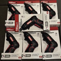 Hyper Tough 4-Volt Max Lithium-Ion Cordless Rotating Screwdriver with Charger $15 Each Or All 7 For $80