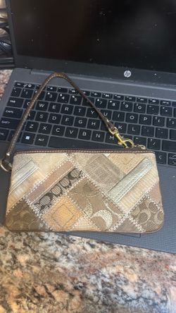 Coach hand wrist wallet