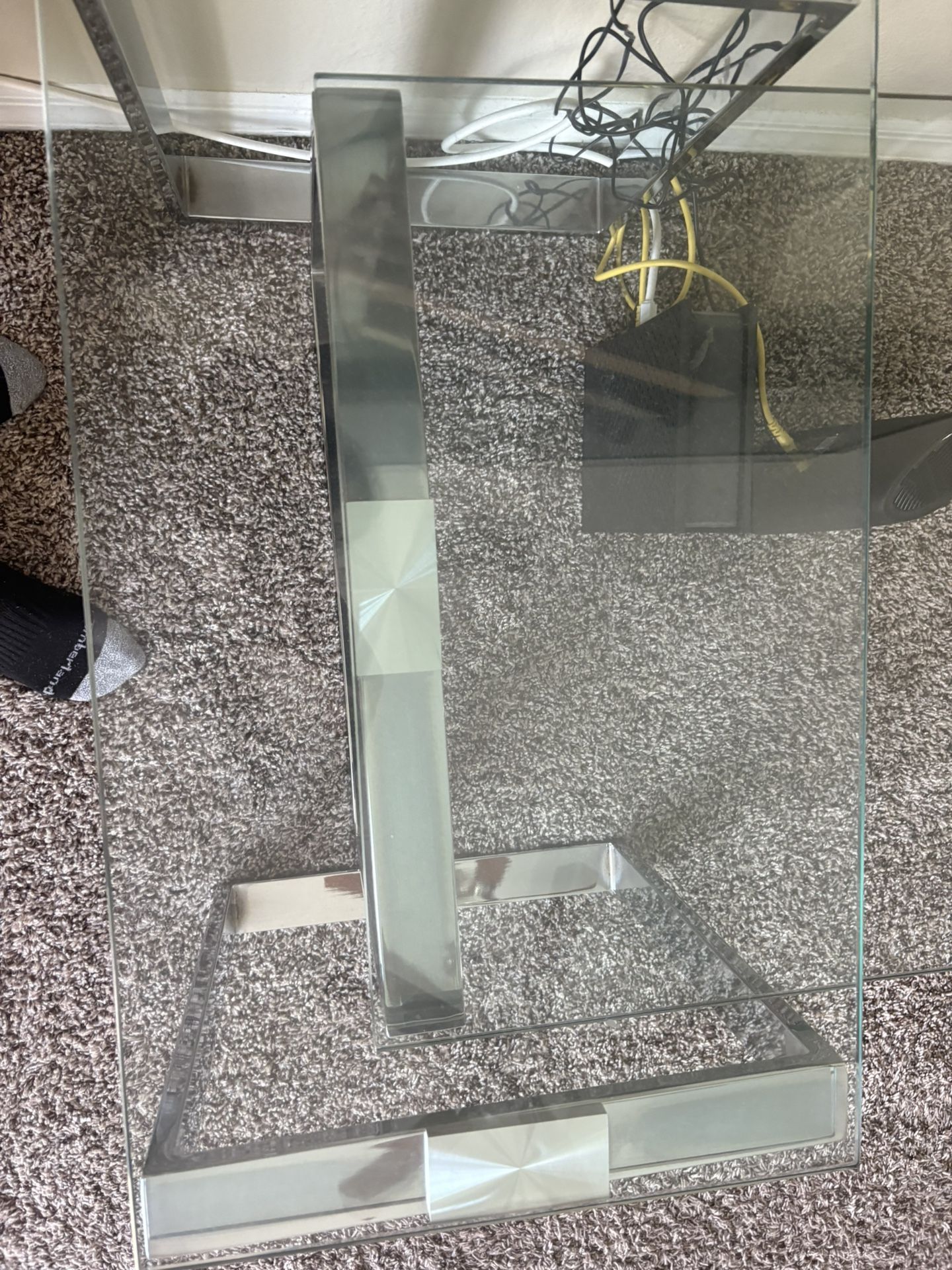 Two Glass Tables/ LAST DAY SALE