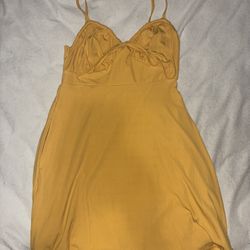 Mustard Yellow Womens Dress