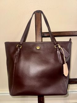 Coach Saffiano Leather Tote Bag