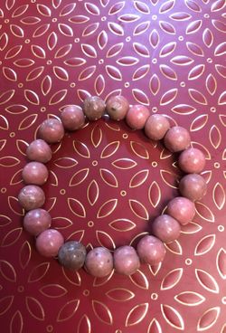 Rhodochrosite bracelet