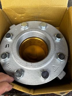 Jones Stephen’s 4” dielectric union FIP to Sweat
