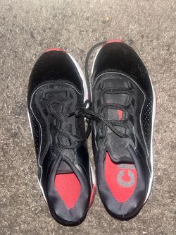 black nike/jordan athletic sneakers
