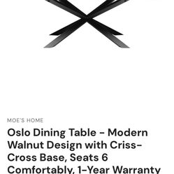 Modern dining Table