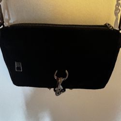 Rebecca Minkoff purse Mini Mac Velvet handbag chain strap shoulder bag accessory