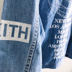 KITH Laight Denim Jacket Love Thy City Size M for Sale in North