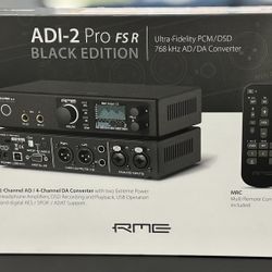 RME ADI-2 Pro FS R 2 Channel AD/DA Converter Black Edition