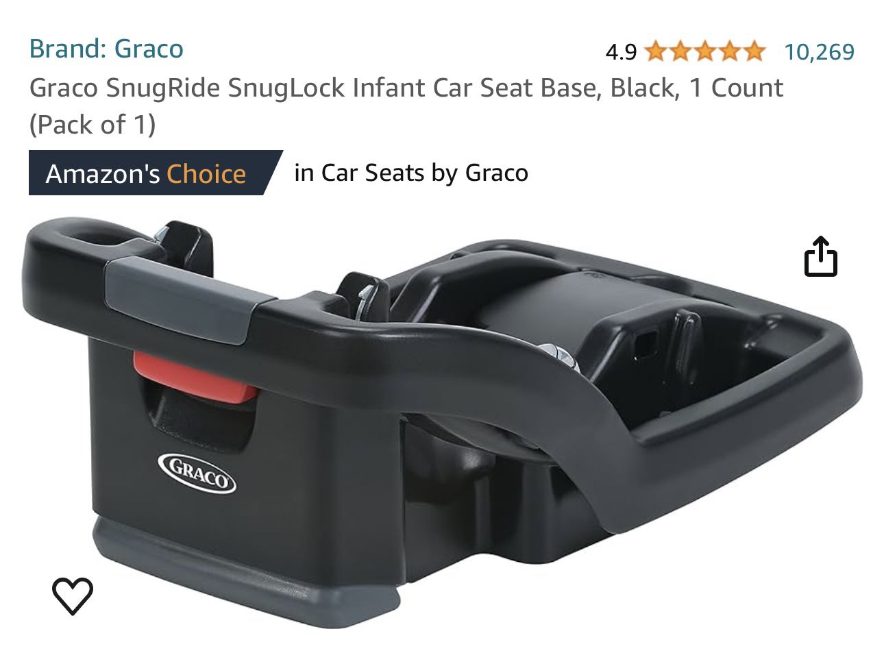 Snugfit Graco  Car seat Base