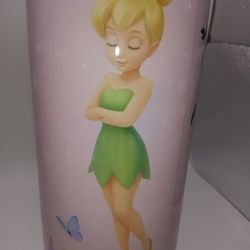 ✨ Glow- In -The -Dark Tinkerbell 20 Oz Stainless Steel- Pink Double-sided Design