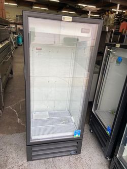 NEW Heavy Duty Upright Glass Door Cooler 26" Width 54" Height VR-10HC #9733-OB