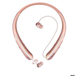Neckband Bluetooth Headphones, Bluetooth 5.4 Wireless Headphones at 48g Lightweight with Retractable Earbud, CVC8.0 Noise Cancelling, 18Hrs Playtime,